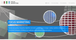 Desktop Screenshot of focusmarketing.cz