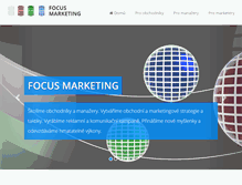 Tablet Screenshot of focusmarketing.cz